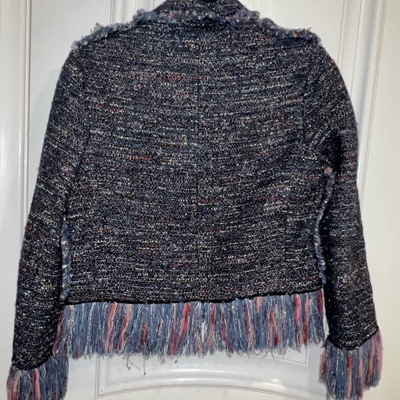 Zara tweeted textured jacket blazer (XS) - Picture 3 of 6